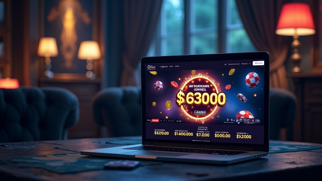 Casino screen showing promo code and bonus offer details